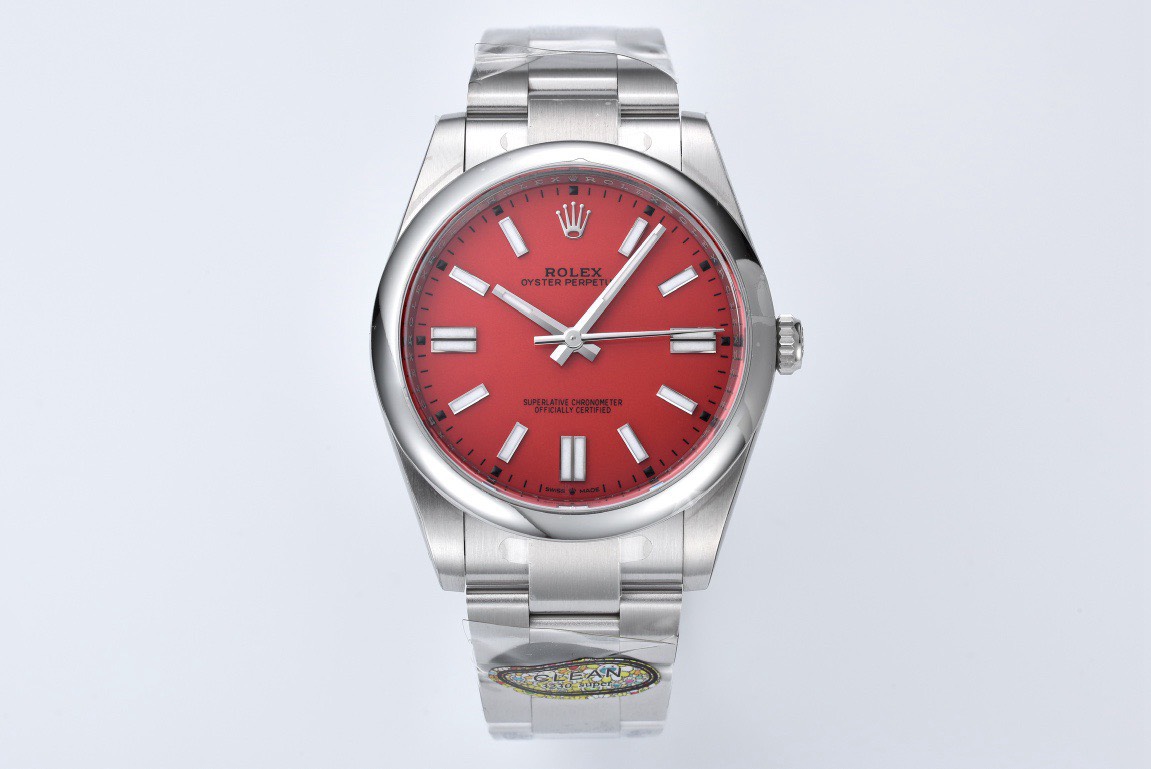 Bagsaaa R01ex Oyster Perpetual Red Dial Size 41mm