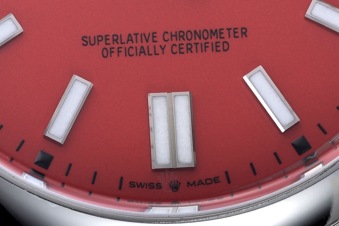 Bagsaaa R01ex Oyster Perpetual Red Dial Size 41mm