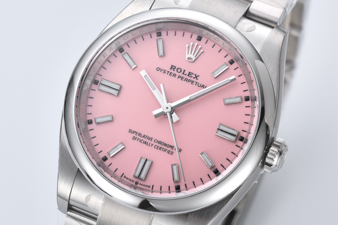 Bagsaaa R01ex Oyster Perpetual Pink Dial Size 41mm
