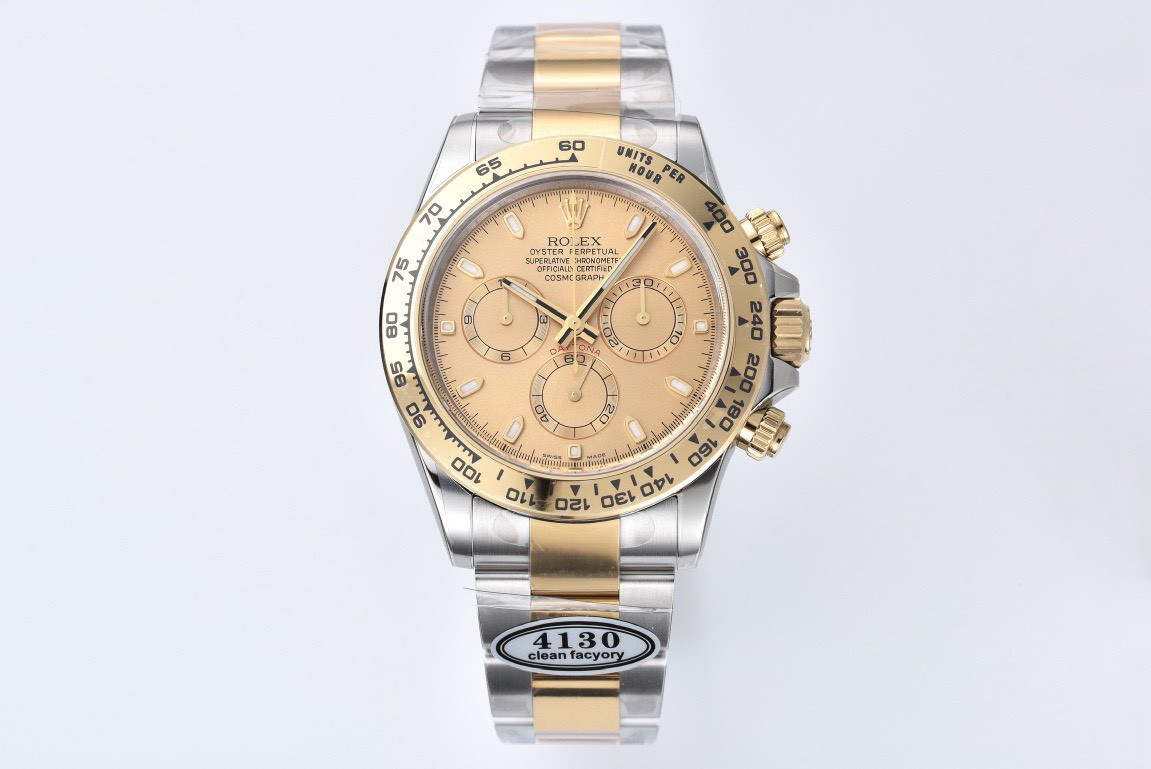 Bagsaaa R01ex DAYTONA 40MM STEEL AND YELLOW GOLD