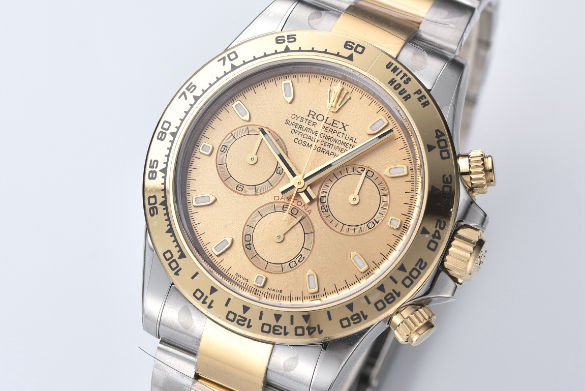 Bagsaaa R01ex DAYTONA 40MM STEEL AND YELLOW GOLD