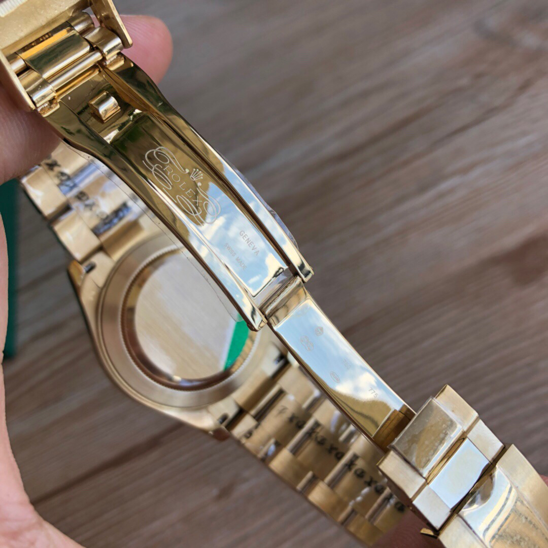 Bagsaaa R01ex Daytona John Mayer Yellow Gold Green Dial 40mm Watch
