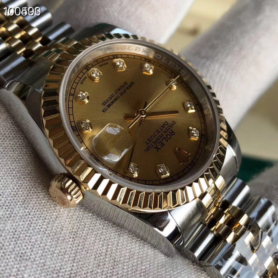 Bagsaaa R01ex DatejustGold D1am0nd Dial