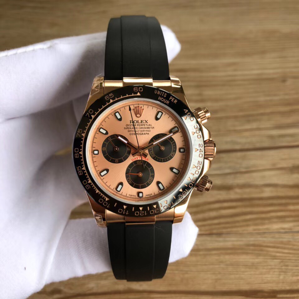 Bagsaaa R01ex Daytona Cosmograph Rose Gold Dial