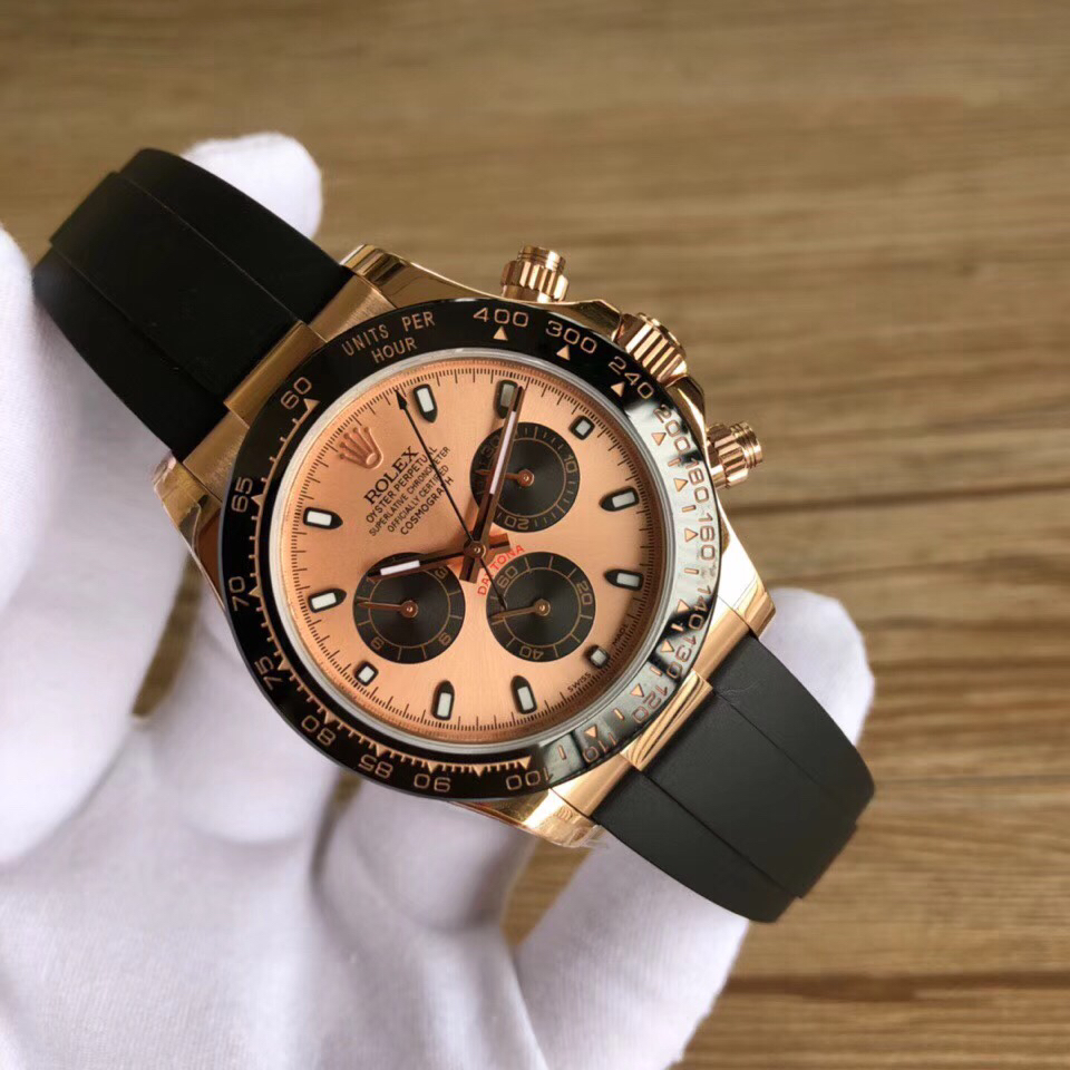 Bagsaaa R01ex Daytona Cosmograph Rose Gold Dial