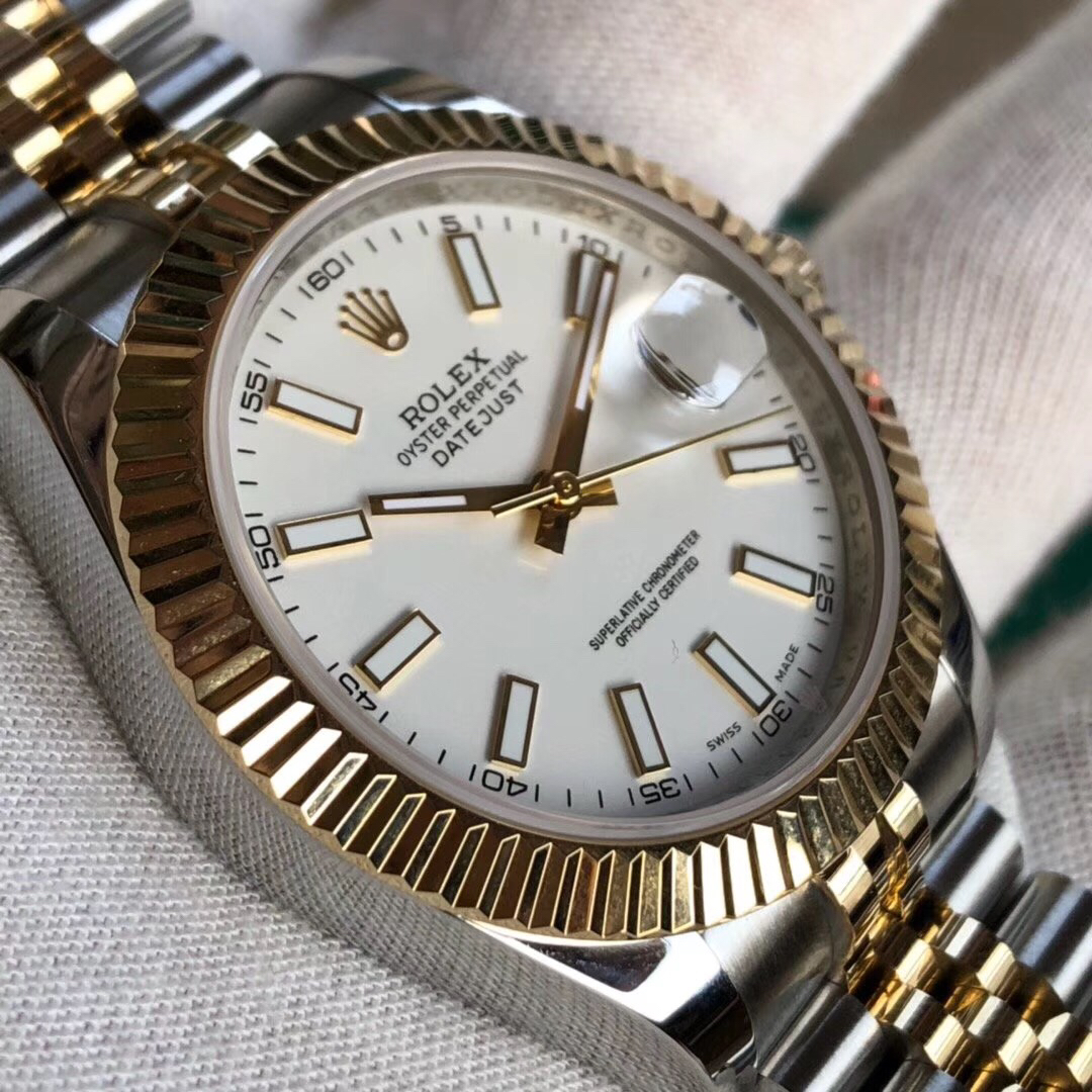 Bagsaaa R01ex Datejust White Dial Oyster Watch