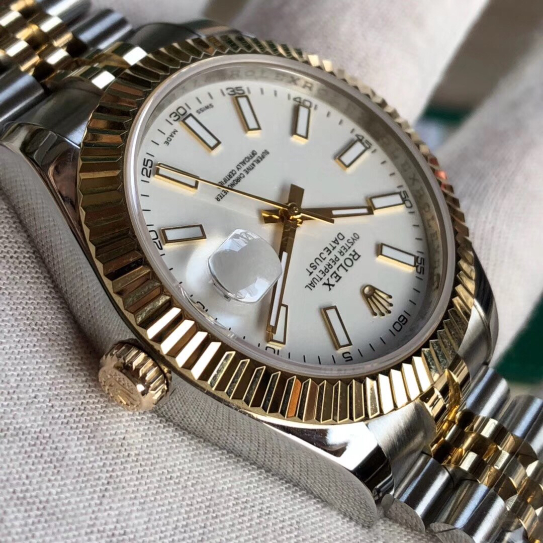 Bagsaaa R01ex Datejust White Dial Oyster Watch