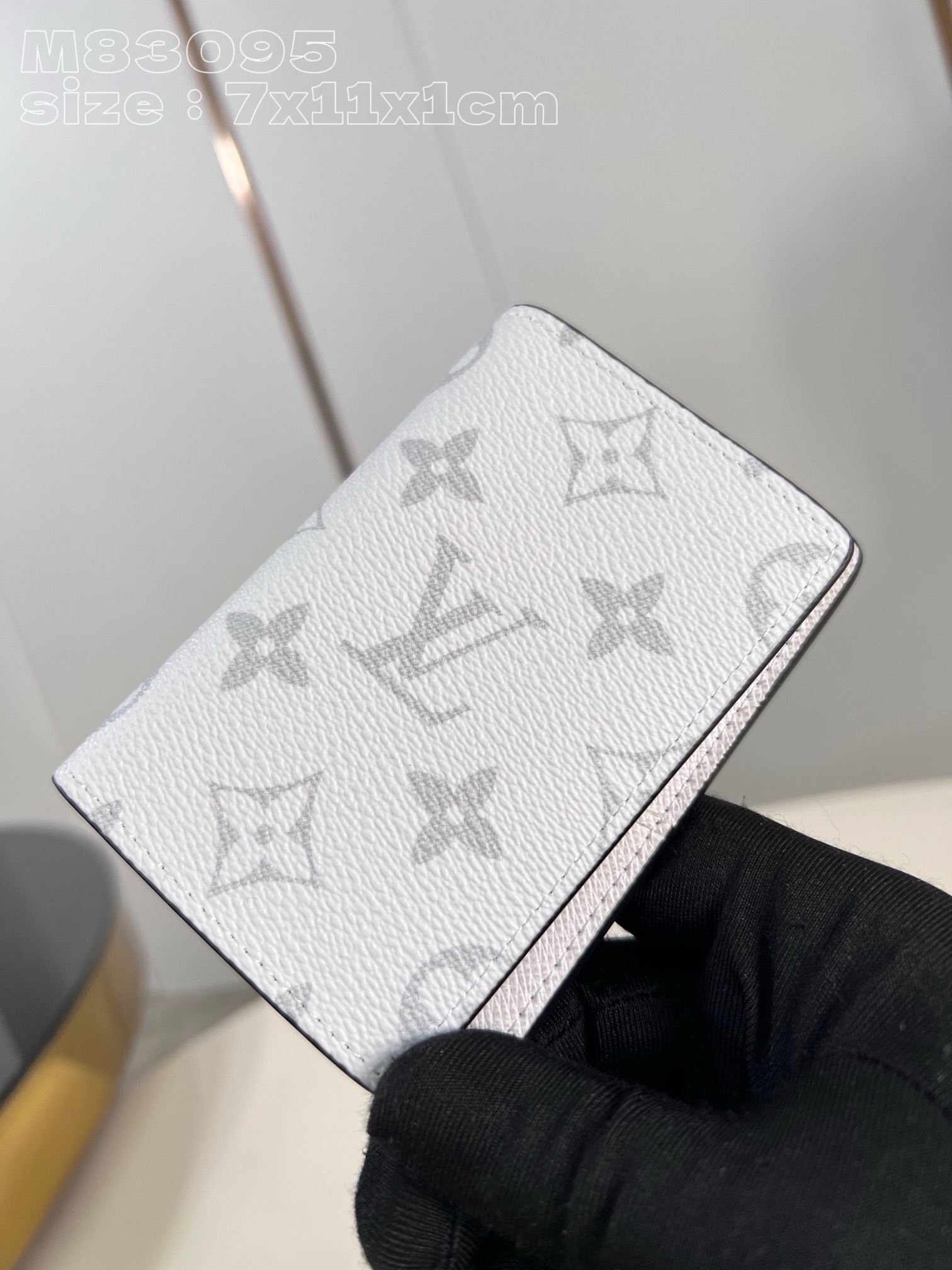 Bagsaaa L0vis Vvtt0n Pocket Organizer White Wallet - 7.5 x 11.1 x 1 cm
