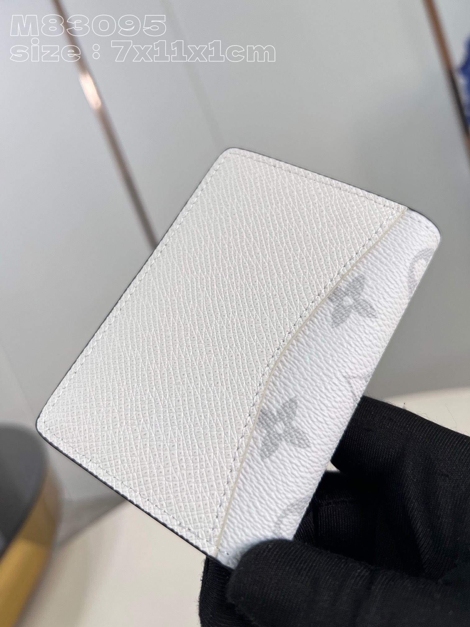 Bagsaaa L0vis Vvtt0n Pocket Organizer White Wallet - 7.5 x 11.1 x 1 cm