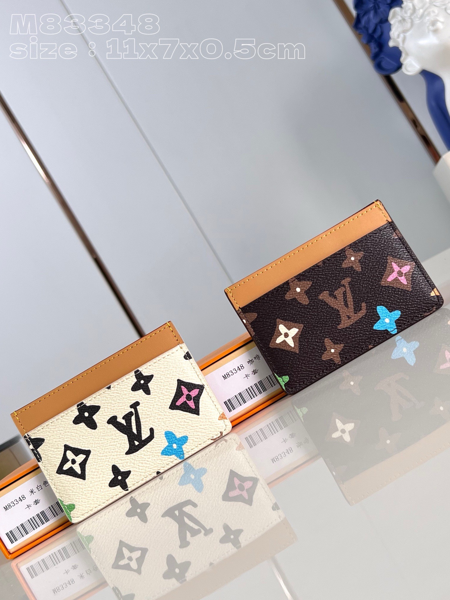 Bagsaaa L0vis Vvtt0n Card Holder Monogram Craggy coated canvas - 11 x 7 x 0.5 cm
