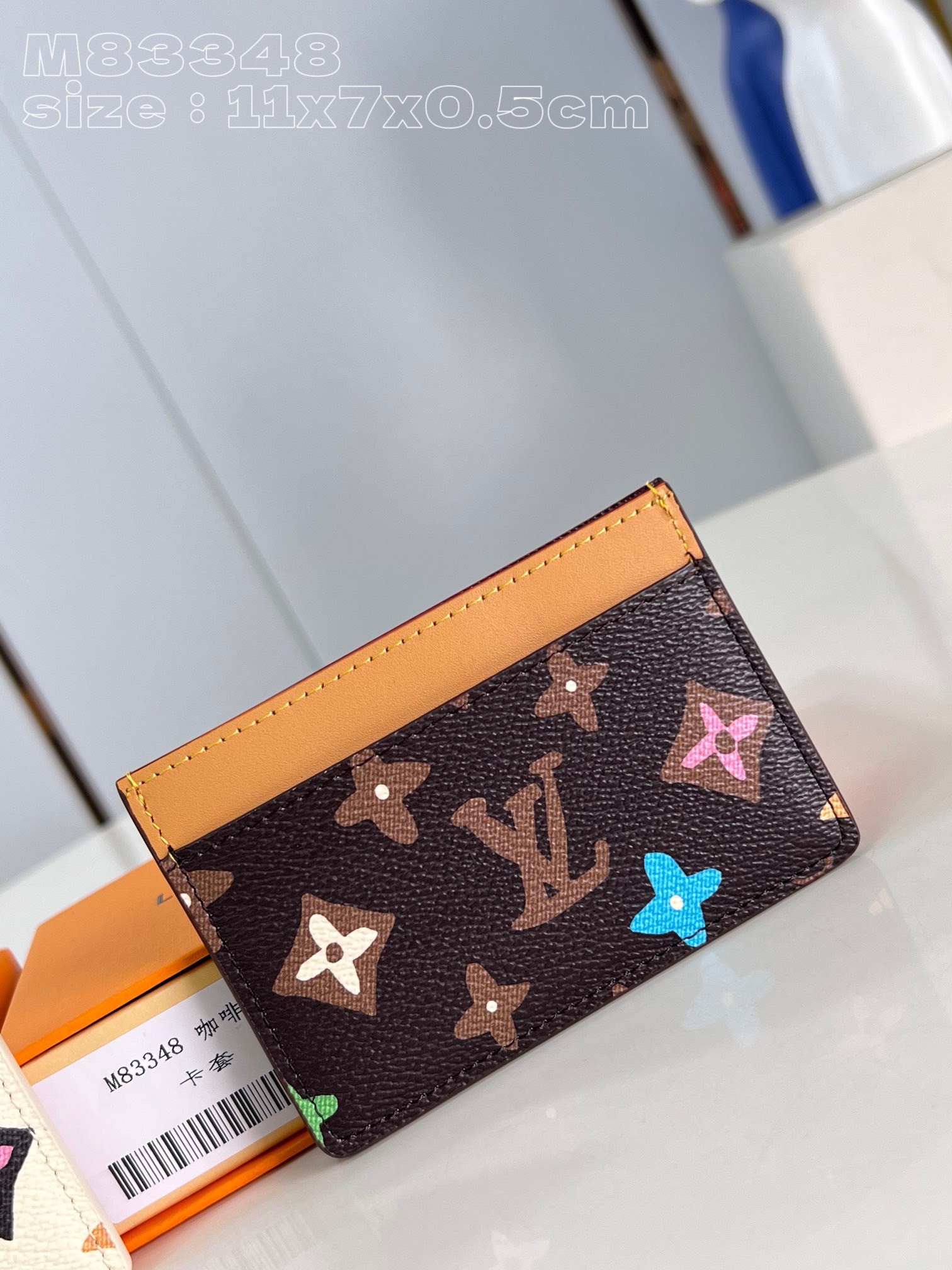 Bagsaaa L0vis Vvtt0n Card Holder Monogram Craggy coated canvas - 11 x 7 x 0.5 cm