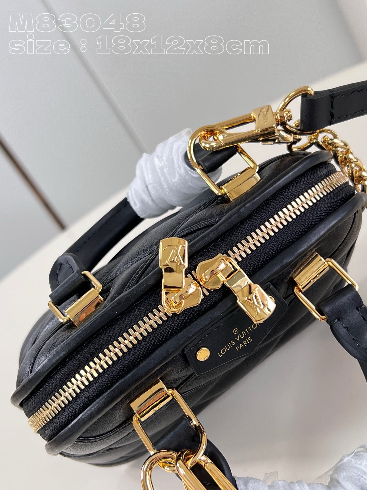 Bagsaaa L0vis Vvtt0n Nano Alma quilted Malletage pattern - 18 x 12 x 8 cm