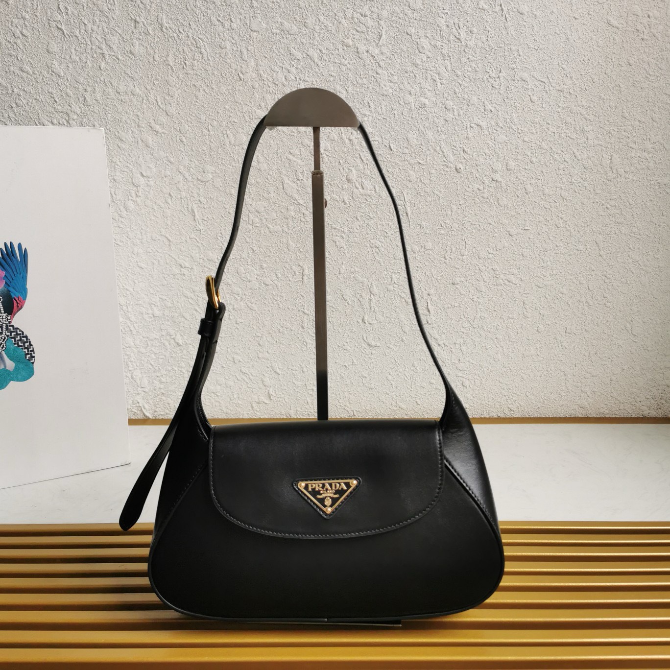 Bagsaaa Pra*a small leather shoulder bag - 25cm