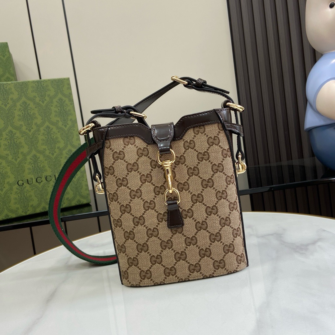 BAGSAAA Gvc*1 ORIGINAL GG SMALL BUCKET BAG - 20.5X18.5X12.5CM
