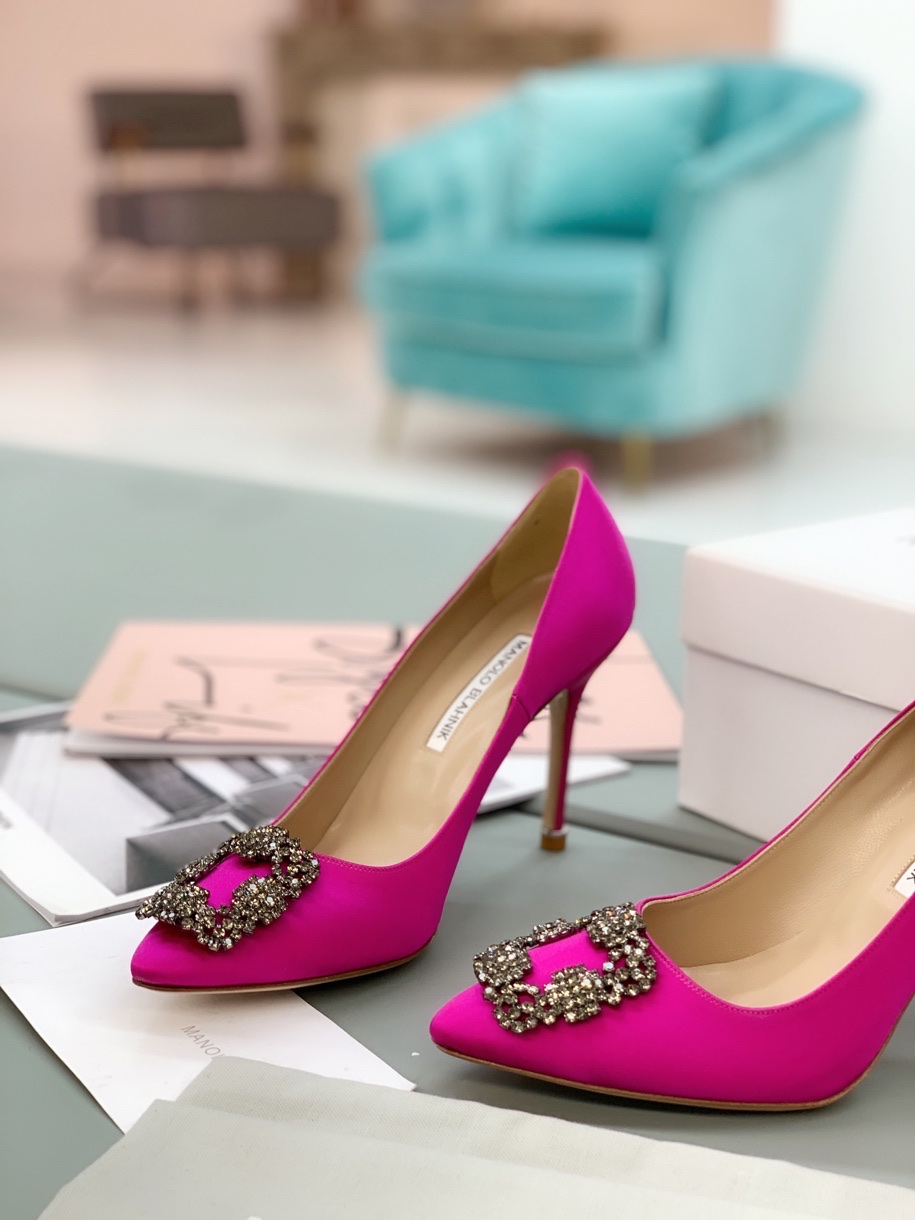 Bagsaaa Man010 B1ahn*k Fuchsia Pink Pumps 10.5cm