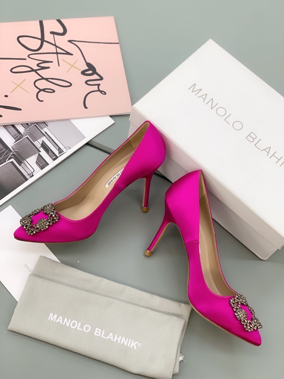 Bagsaaa Man010 B1ahn*k Fuchsia Pink Pumps 10.5cm