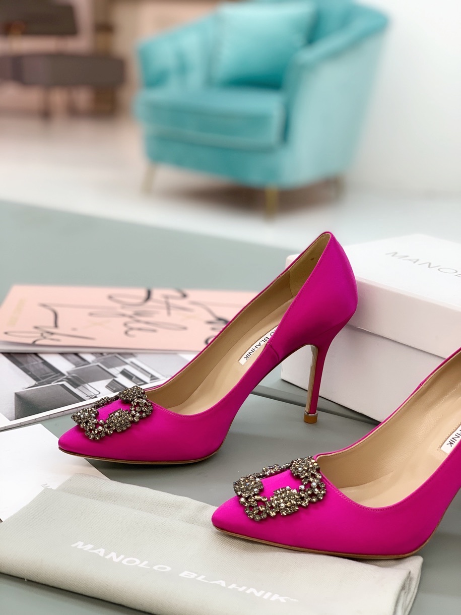 Bagsaaa Man010 B1ahn*k Fuchsia Pink Pumps 10.5cm