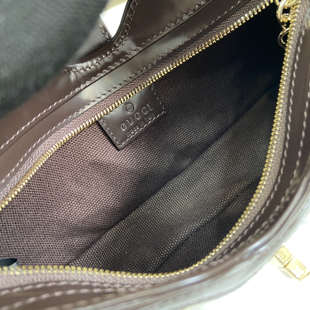 Bagsaaa Gvc*1 Moon Side Mini Shoulder Bag Beige & Ebony 786015 Size 24x12x5cm