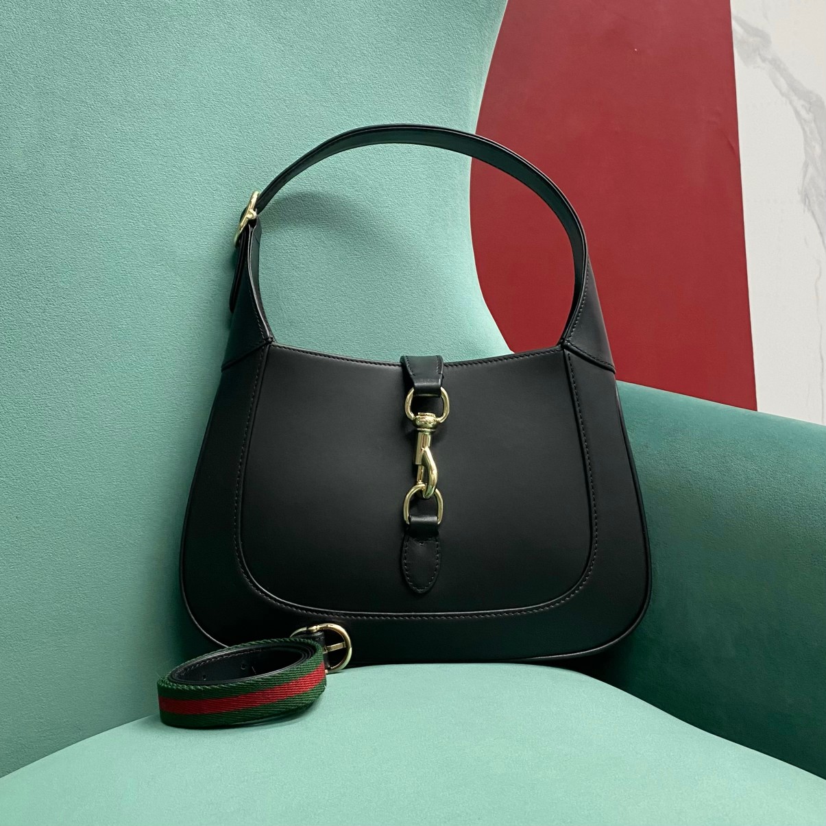 Bagsaaa Gvc*1 Jackie Small Shoulder Bag Black 782849 Size 27.5x19x4cm
