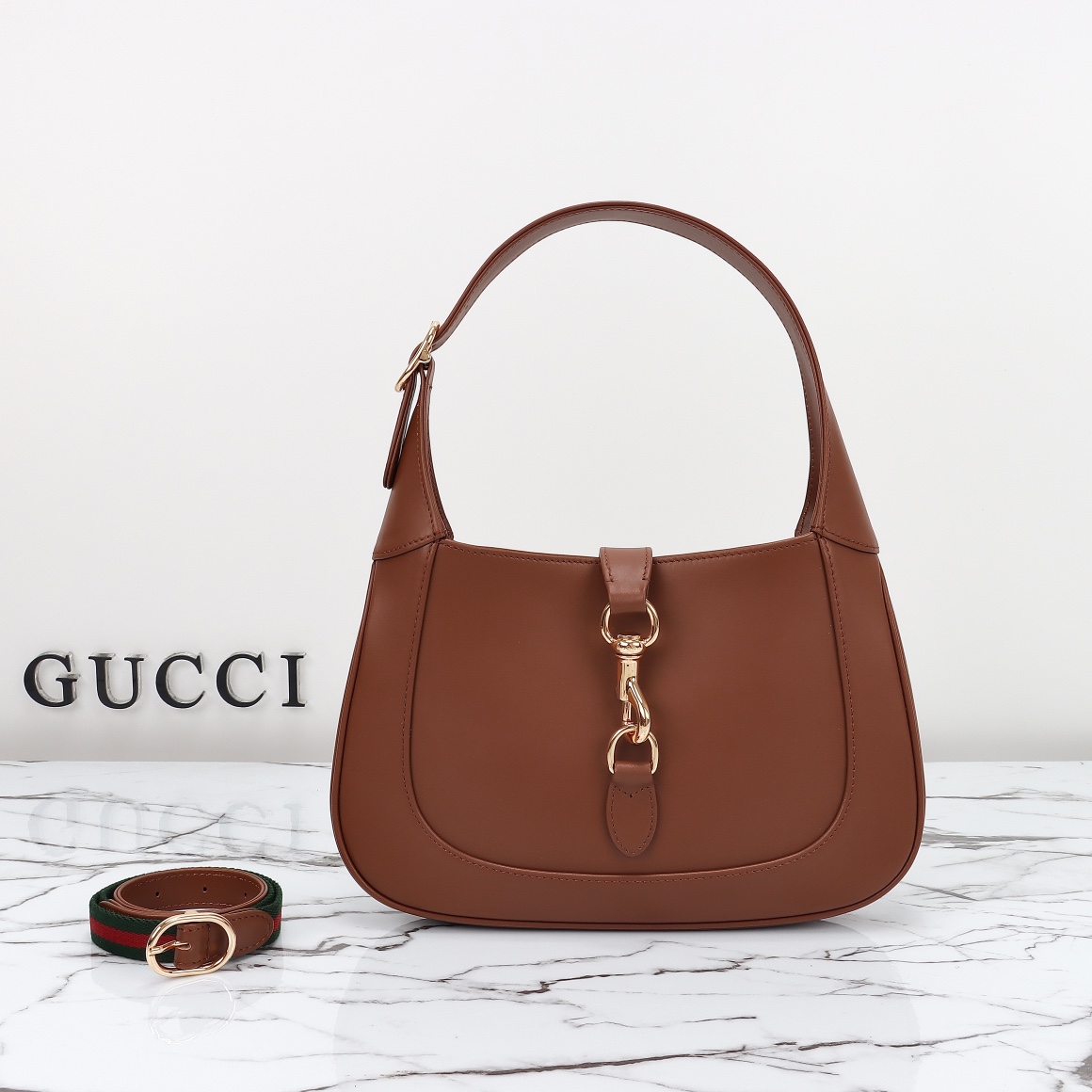 Bagsaaa Gvc*1 Jackie Small Shoulder Bag Brown 782849 Size 27.5x19x4cm