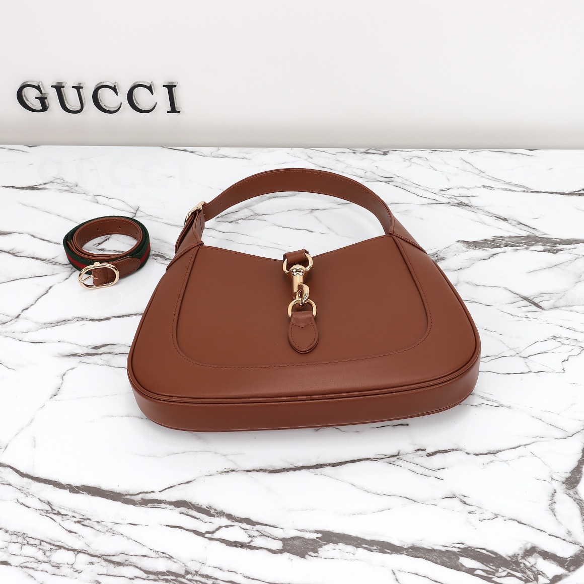 Bagsaaa Gvc*1 Jackie Small Shoulder Bag Brown 782849 Size 27.5x19x4cm