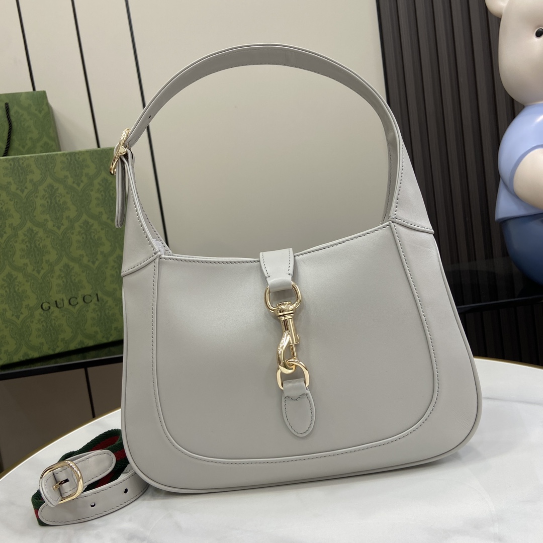 Bagsaaa Gvc*1 Jackie Small Shoulder Bag Light Gray 782849 Size 27.5x19x4cm