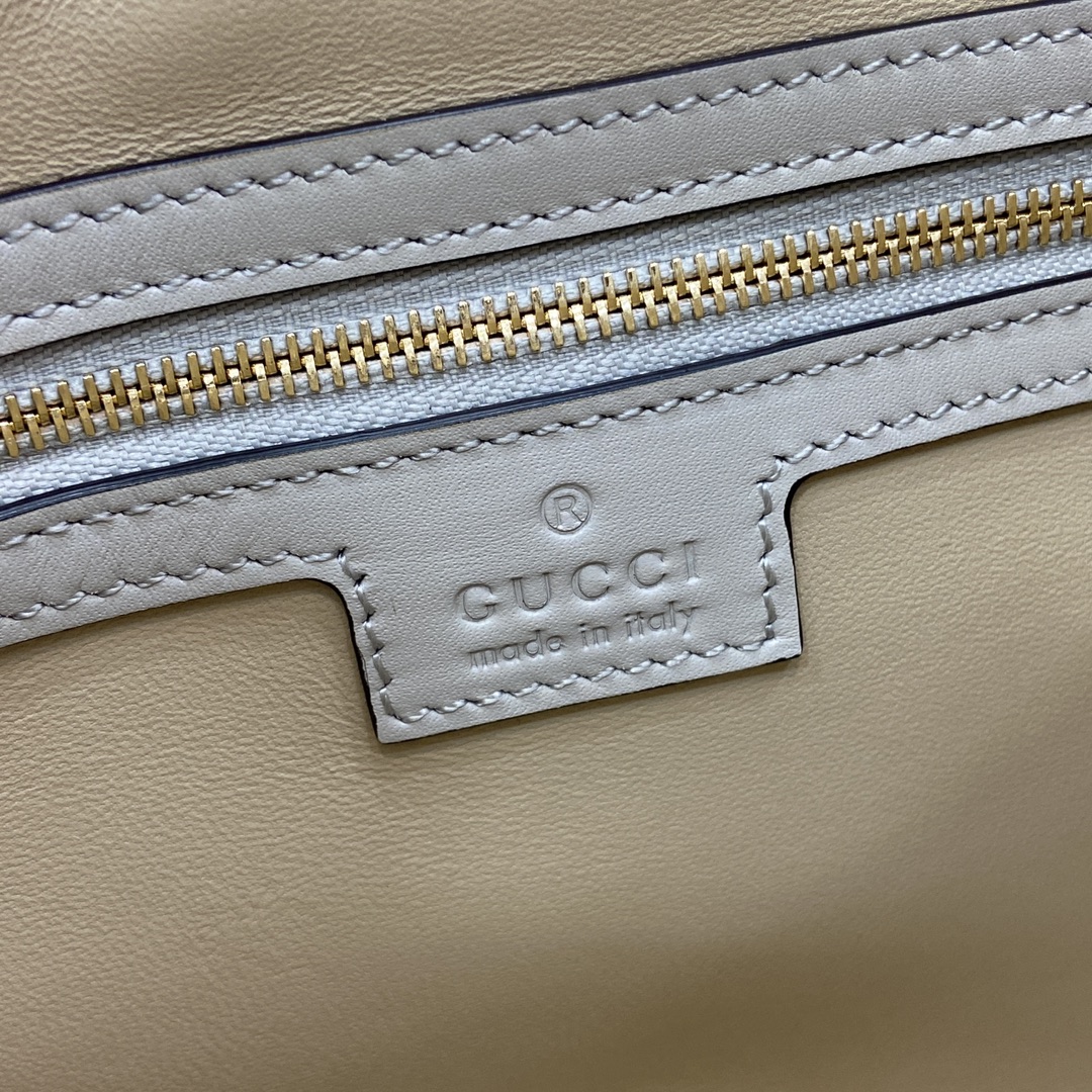 Bagsaaa Gvc*1 Jackie Small Shoulder Bag Light Gray 782849 Size 27.5x19x4cm