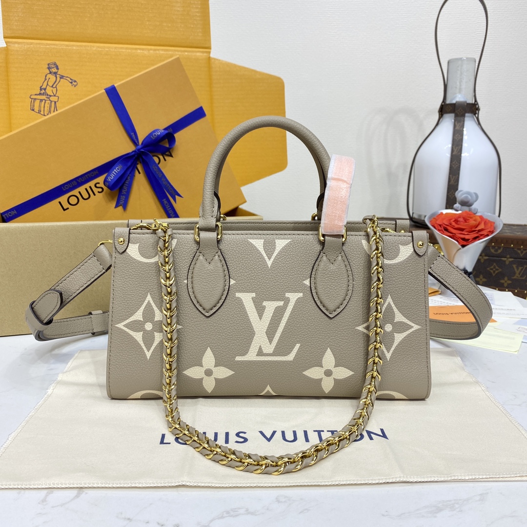 Bagsaaa L0vis Vvtt0n Onthego East West Taupe - 25 x 13 x 10 cm