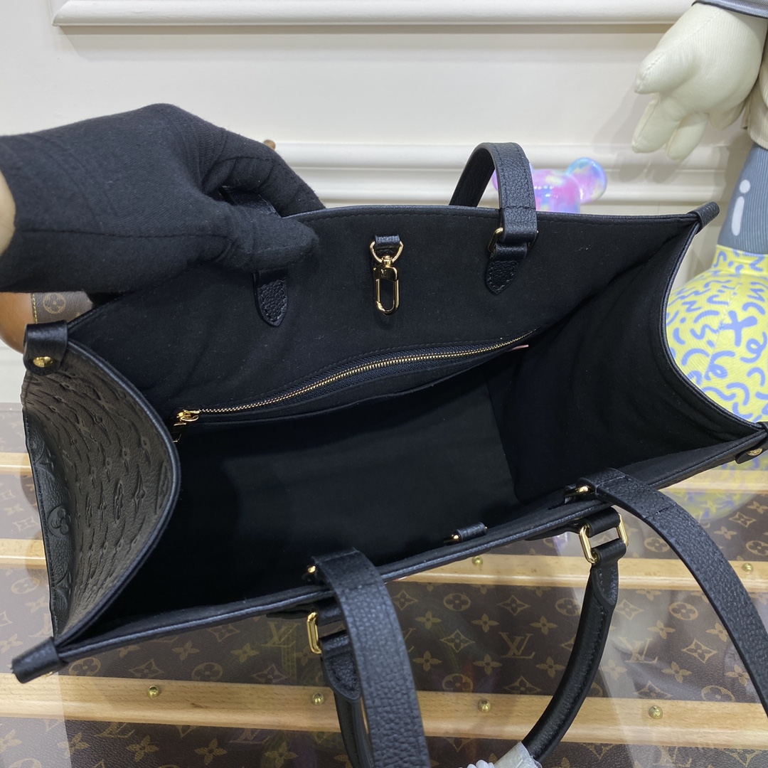 Bagsaaa LV x YK OnTheGo MM M46416 Black - 35x27x14 cm