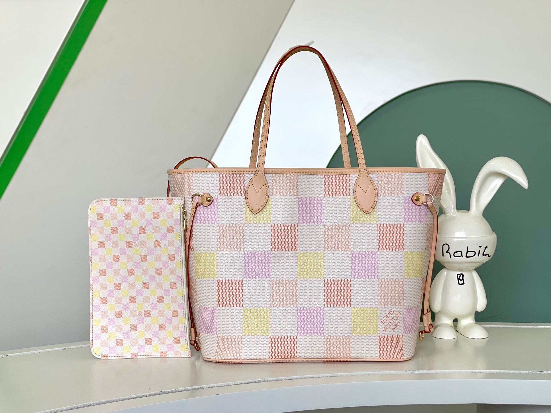 Bagsaaa L0vis Vvtt0n N40668 Neverfull MM Peach - 31 x 28 x 14 cm
