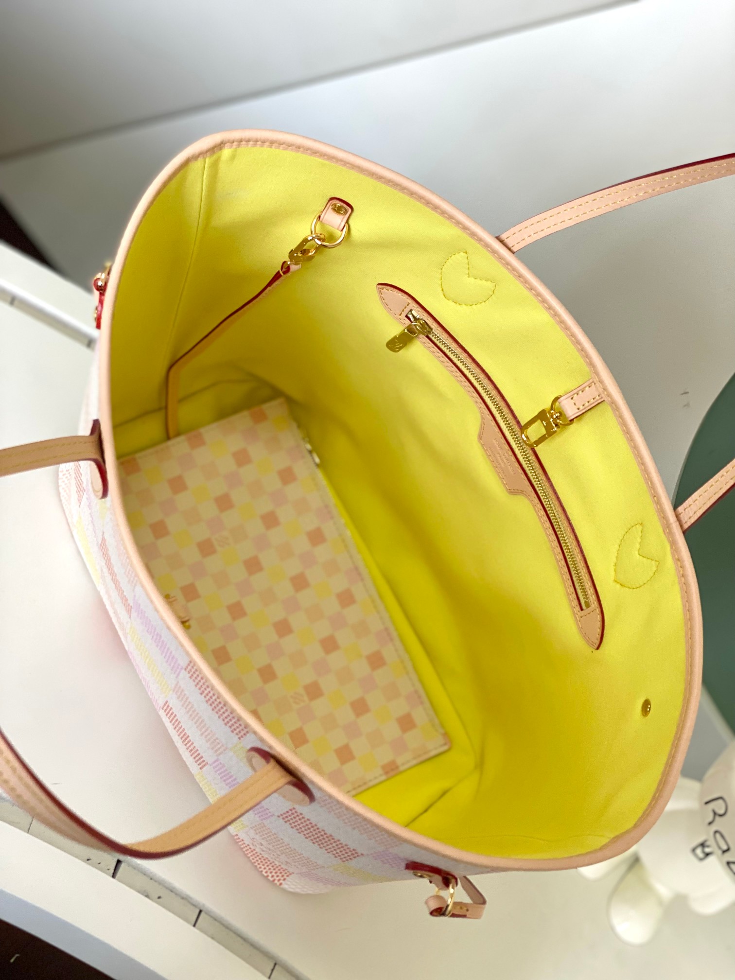 Bagsaaa L0vis Vvtt0n N40668 Neverfull MM Peach - 31 x 28 x 14 cm
