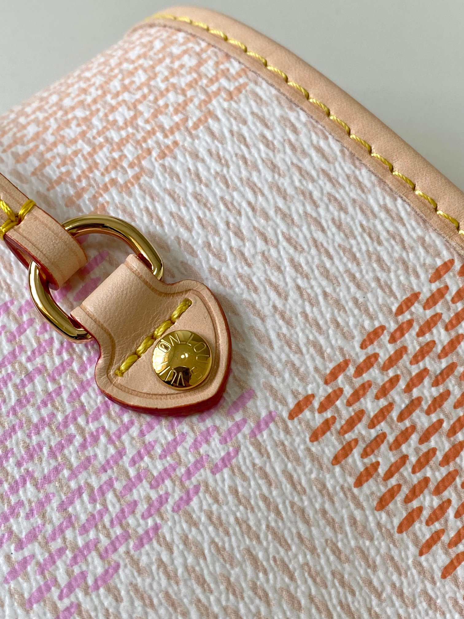 Bagsaaa L0vis Vvtt0n N40668 Neverfull MM Peach - 31 x 28 x 14 cm
