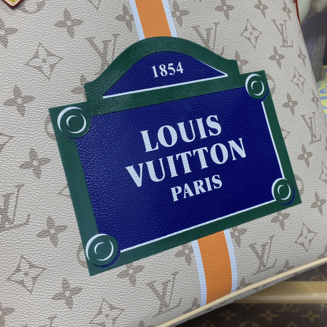Bagsaaa L0vis Vvtt0n M23501 Neverfull MM Beige/Ocher Size 31 x 28 x 14 cm