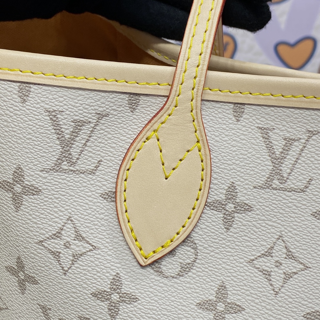 Bagsaaa L0vis Vvtt0n M23501 Neverfull MM Beige/Ocher Size 31 x 28 x 14 cm