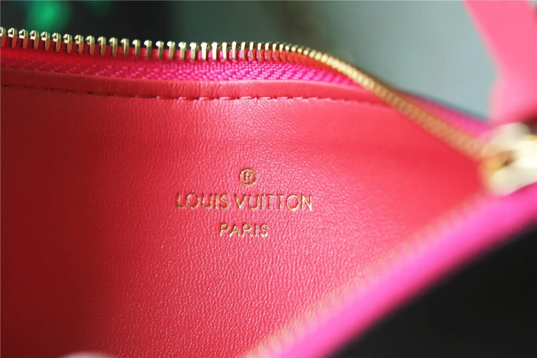 Bagsaaa L0vis Vvtt0n M82627 Félicie Pochette Dragon Fruit Pink - 21 x 12 x 3 cm