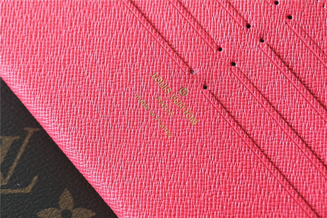 Bagsaaa L0vis Vvtt0n M82627 Félicie Pochette Dragon Fruit Pink - 21 x 12 x 3 cm