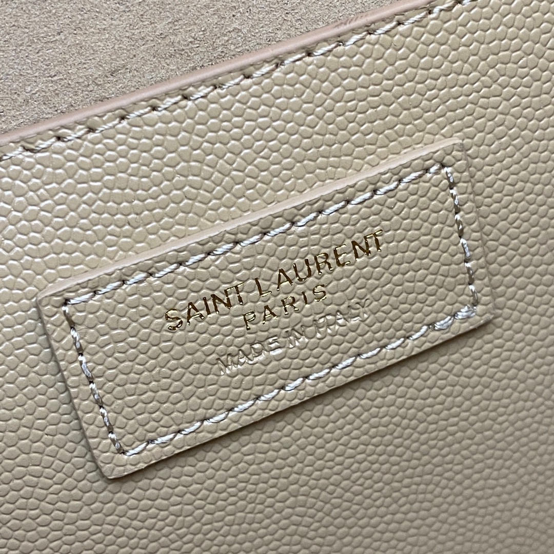 Bagsaaa Y51 Kate Medium In Grain De Poudre Embossed Leather Beige 364021 - 24x14.5x5cm