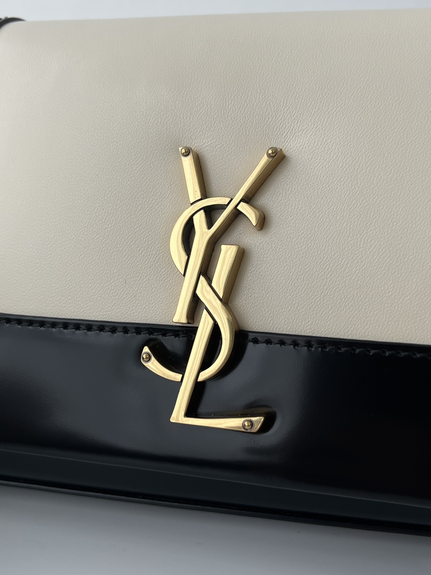 Bagsaaa Y51 Kate Small In Nappa Leather Black/White 742580 - 20x13.5x6cm