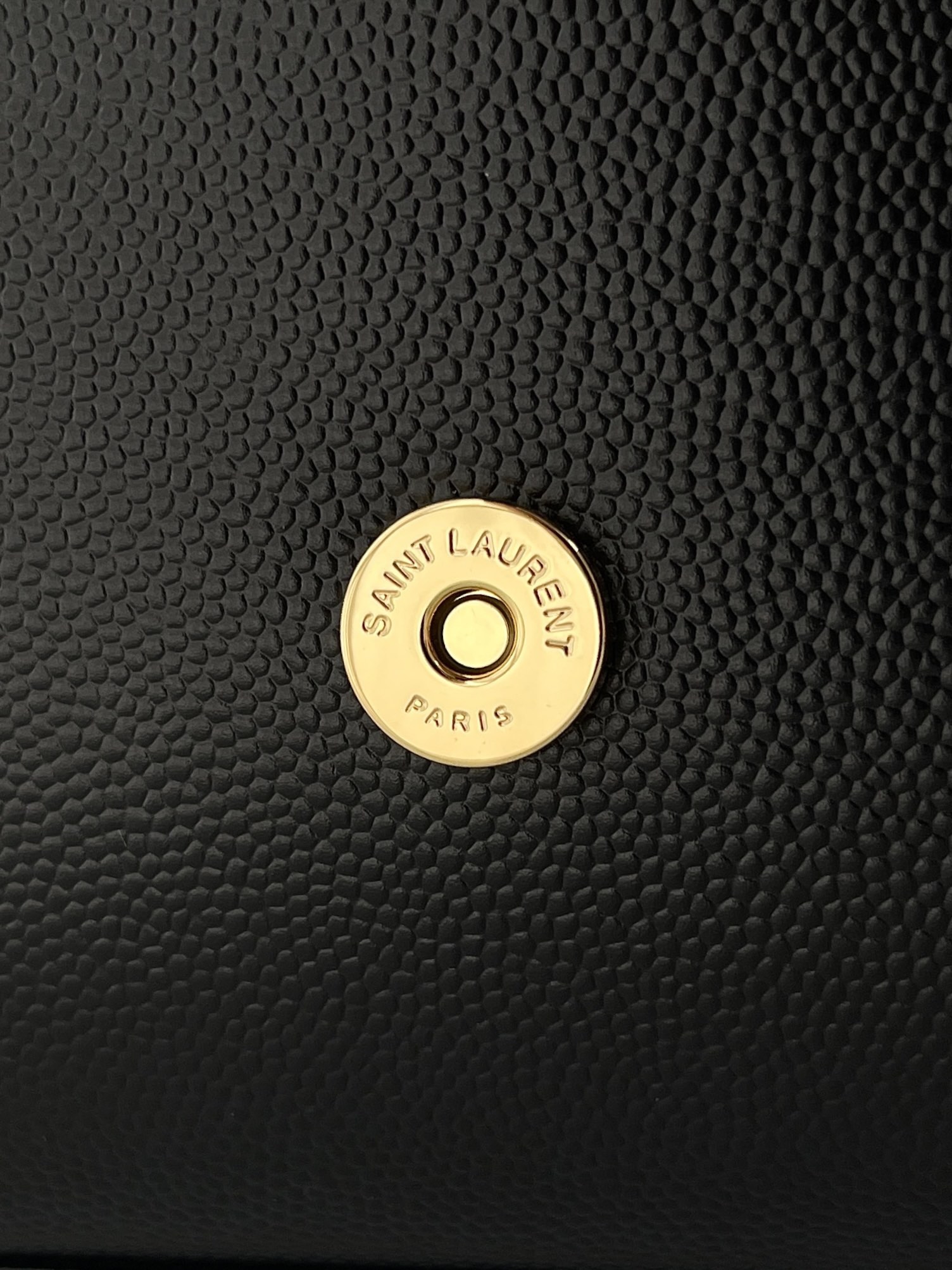 Bagsaaa Y51 Kate Small In Grain De Poudre Embossed Leather 469390 Black/Gold - 20x12,5x5 CM