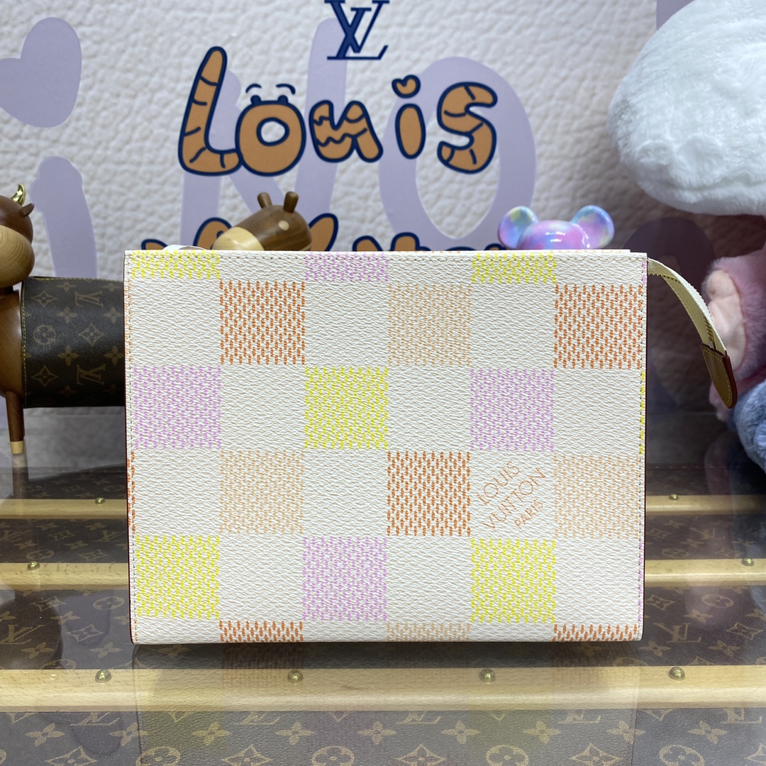 Bagsaaa L0vis Vvtt0n N40740 Toilet Pouch - Size 20 x 25 x 5.5 cm