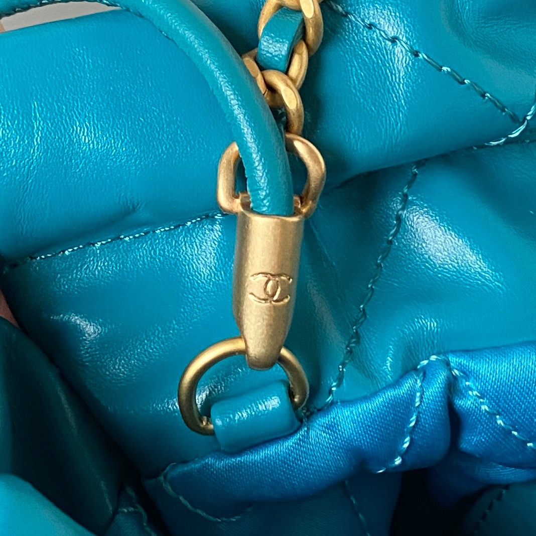 Bagsaaa Ch**el 22 Mini Handbag Blue AS3980 - 20 × 19 × 6 cm