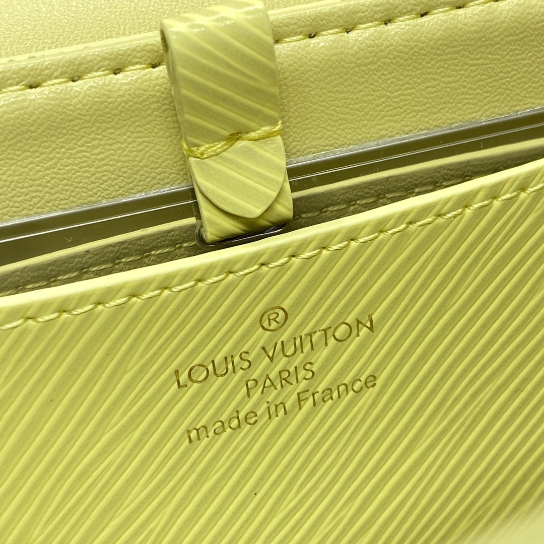 Bagsaaa L0vis Vvtt0n M24548 Twist West Banana Yellow - 23.5 x 12 x 7 cm