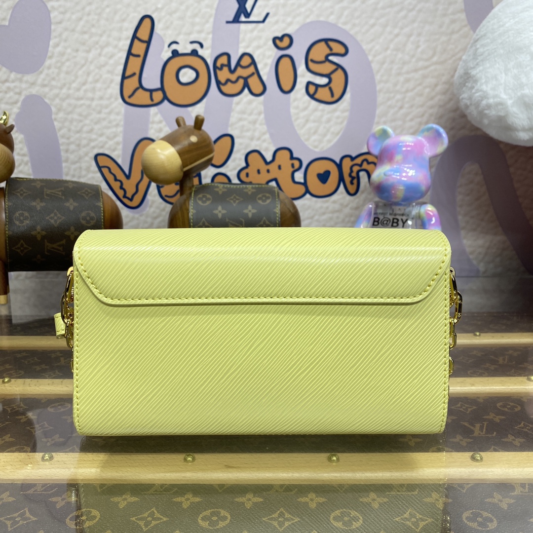 Bagsaaa L0vis Vvtt0n M24548 Twist West Banana Yellow - 23.5 x 12 x 7 cm
