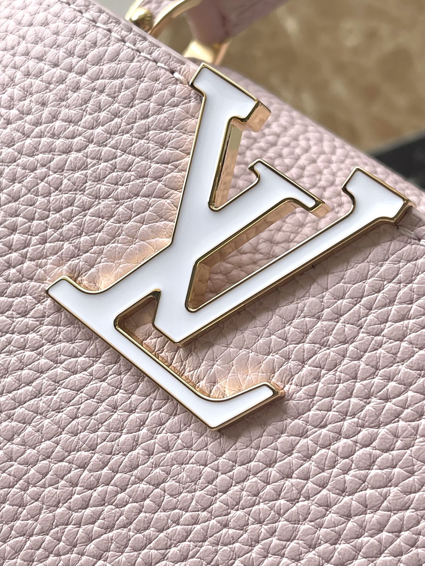Bagsaaa L0vis Vvtt0n M23363 Capucines Mini Bag Jasmine Pink - 14 x 21 x 8 cm