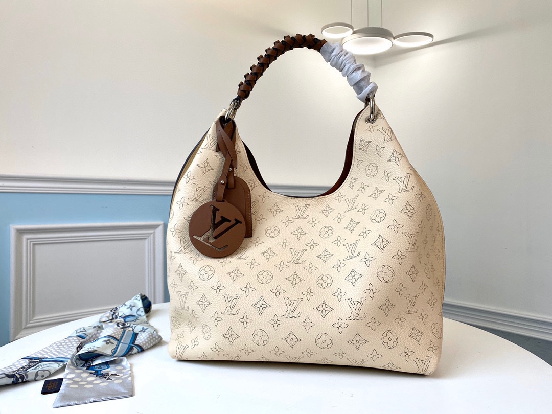 Bagsaaa L0vis Vvtt0n M53188 Carmel Hobo Bag Cream Beige Size 35 x 40 x 17 cm