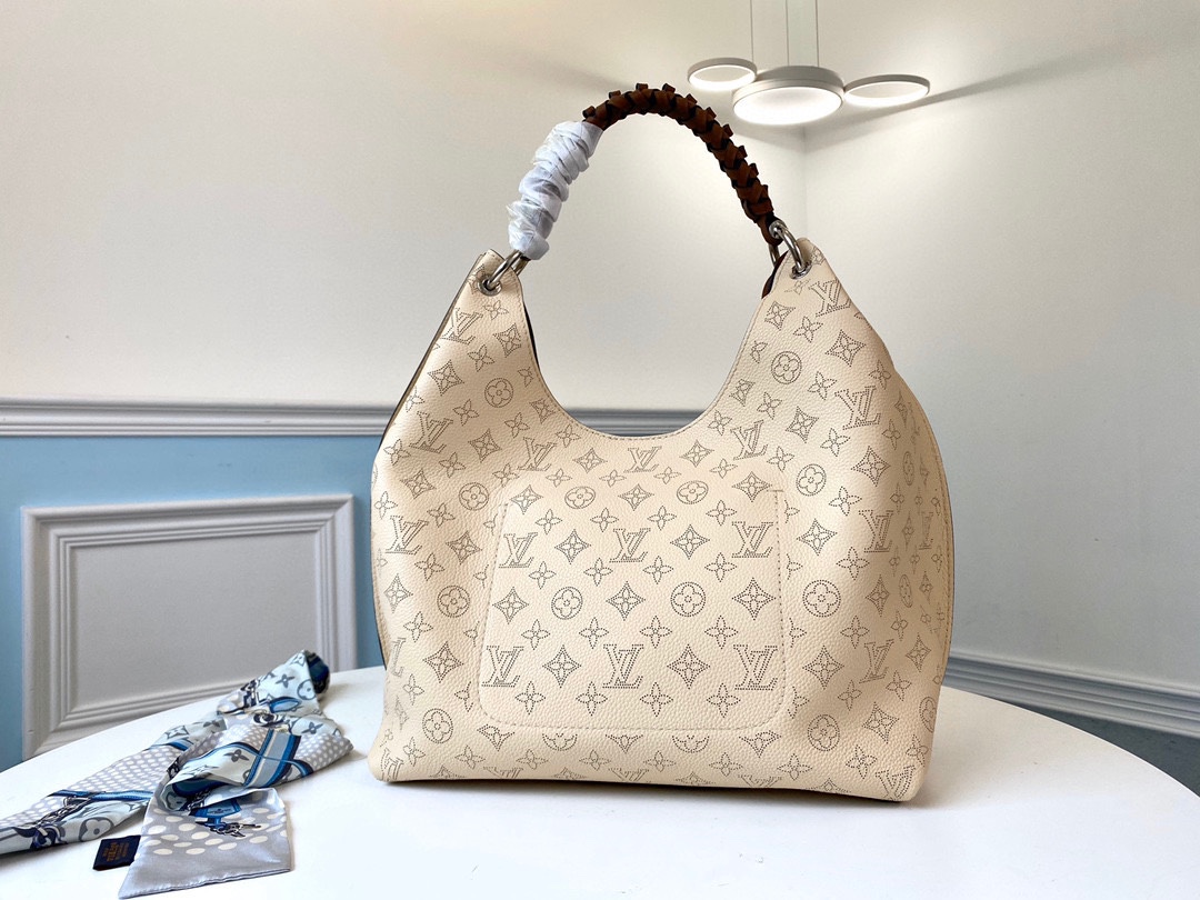 Bagsaaa L0vis Vvtt0n M53188 Carmel Hobo Bag Cream Beige Size 35 x 40 x 17 cm