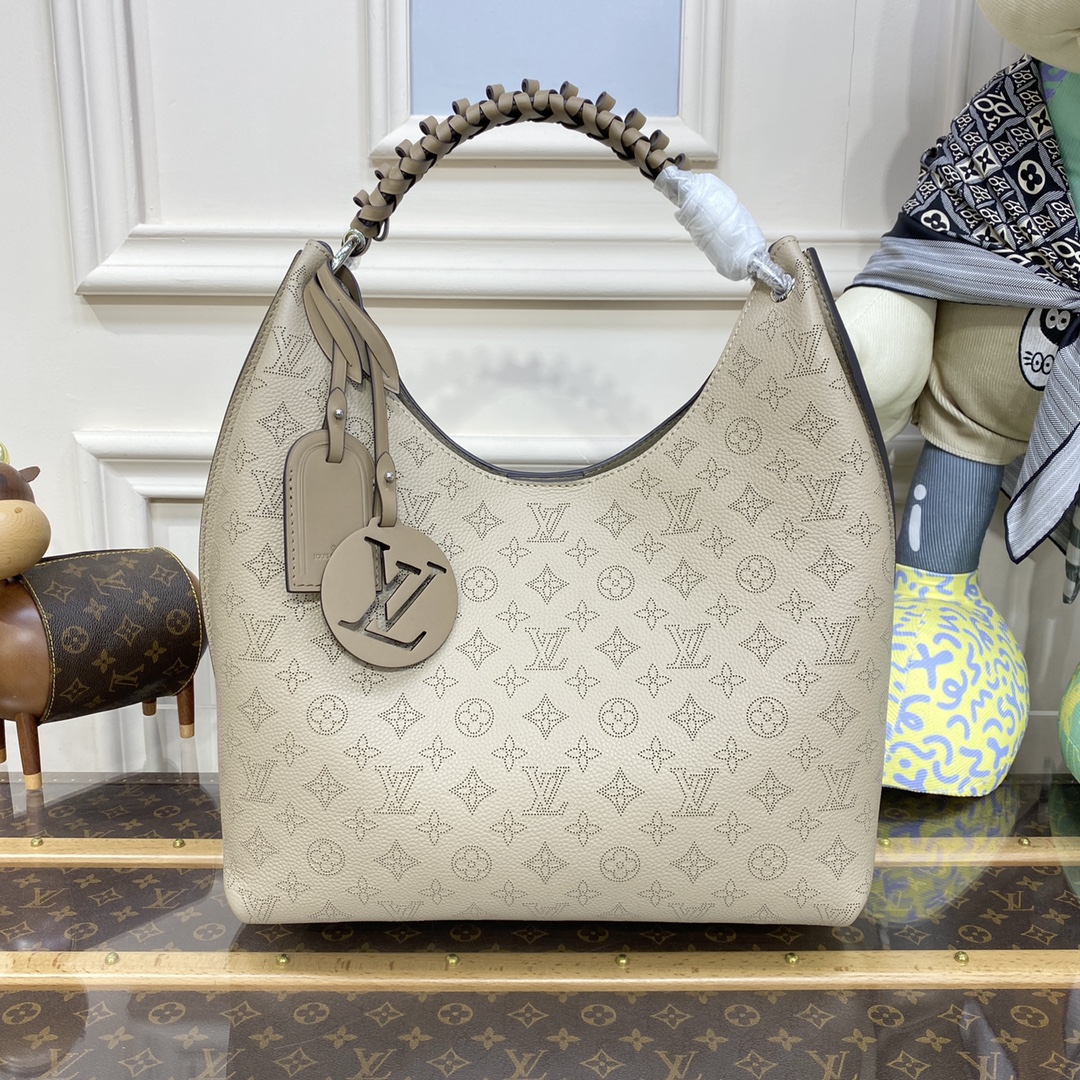 Bagsaaa L0vis Vvtt0n M21775 Carmel Hobo Bag Galet Gray Size 35 x 40 x 17 cm