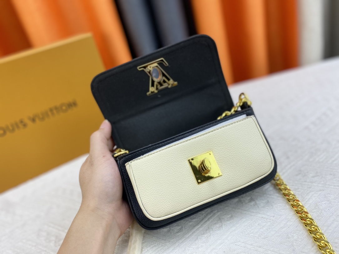Bagsaaa L0vis Vvtt0n M81560 Lockme Tender Pochette Black - 18 x 9 x 4 cm
