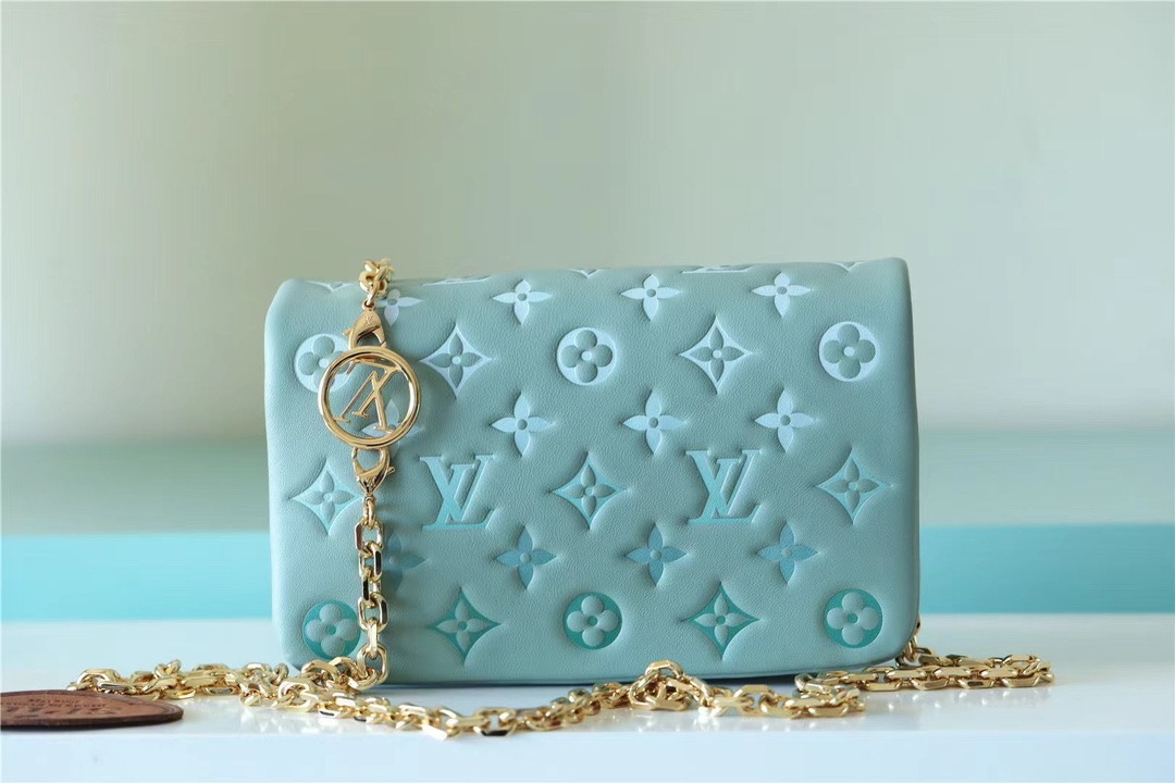 Bagsaaa L0vis Vvtt0n M82474 Pochette Coussin Green - 20 x 14 x 8 cm