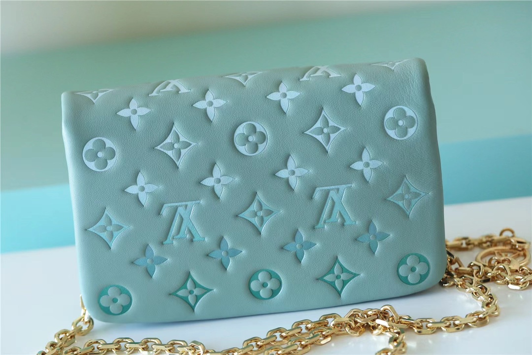 Bagsaaa L0vis Vvtt0n M82474 Pochette Coussin Green - 20 x 14 x 8 cm